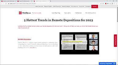 5 Hottest Trends in Remote Depositions for 2023