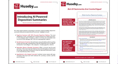 AI Deposition summaries full doc