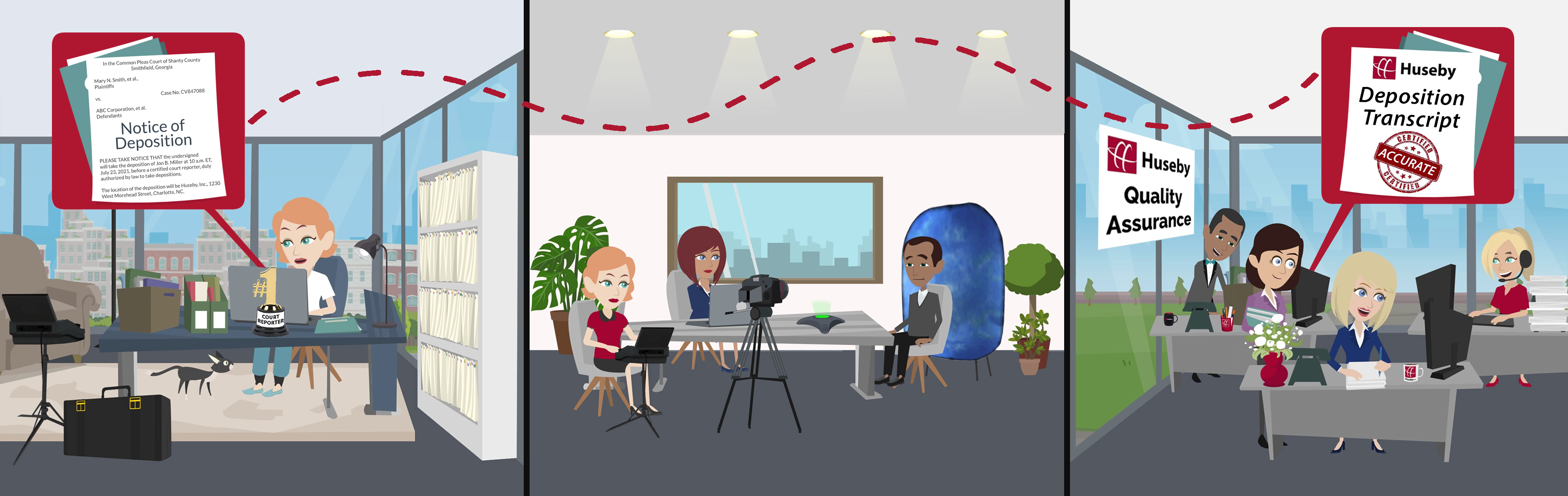 Huseby's Steps to Ensure Accurate Transcripts