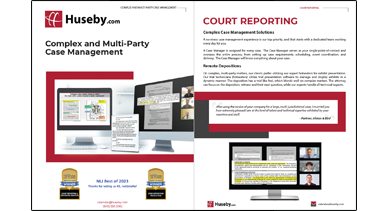 Huseby Complex & Multi-Party Case Management (non-print; NLJ Best of '23)