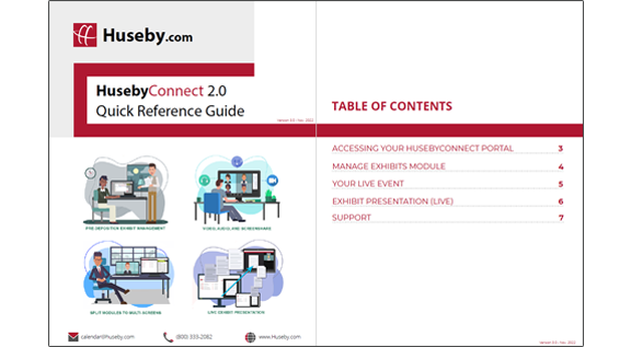 HusebyConnect Quick Reference Guide PRINT