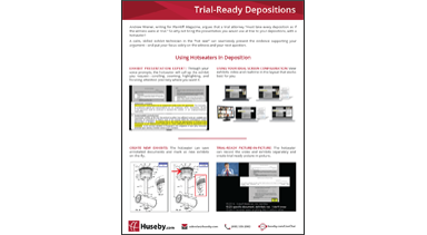 Trial Ready Depositions (non-print)