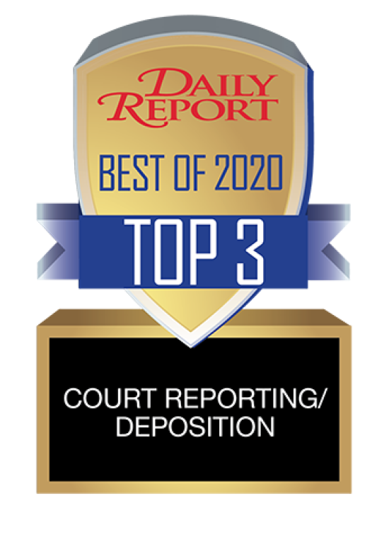 2020 COURT REPORTING DEPOSITION Top 3