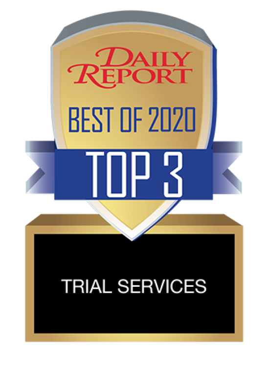 2020 TRIAL SERVICES Top 3