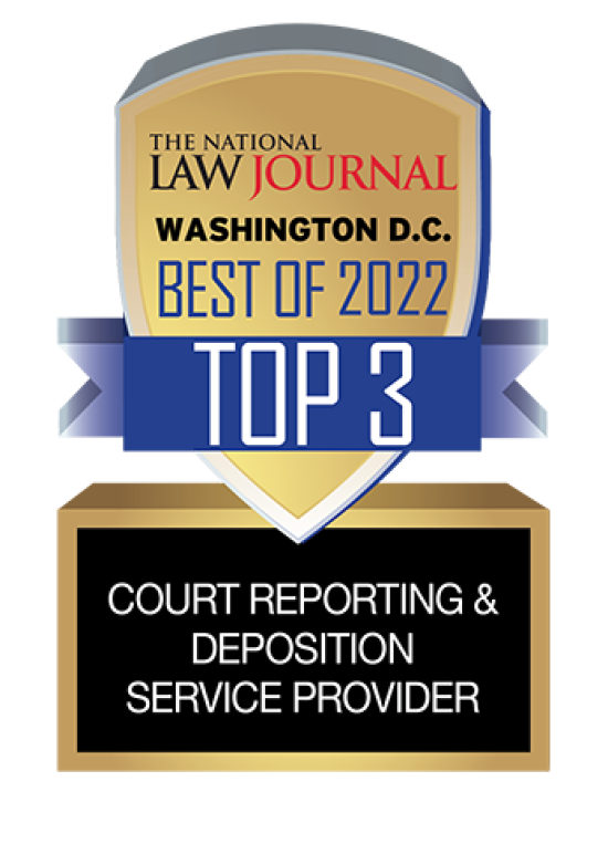 2022 COURT REPORTING DEPOSITION SERVICE PROVIDER TOP3