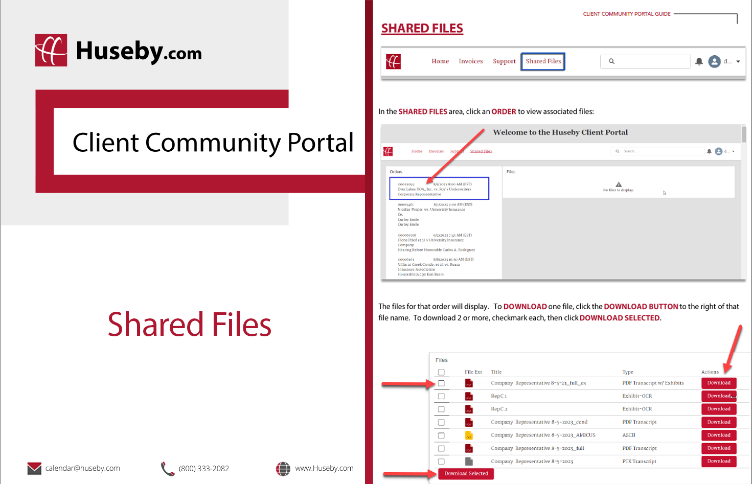 Client Portal - Shared Files