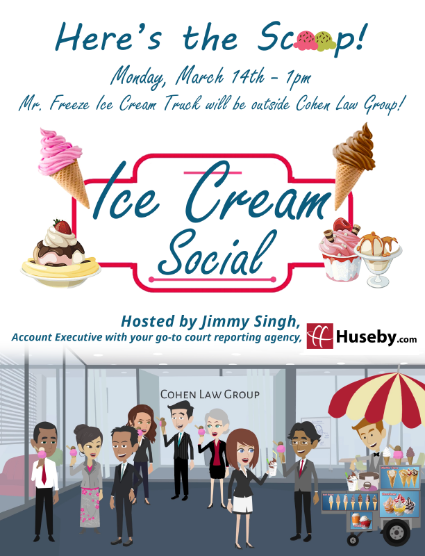 Ice Cream Social Flyer