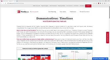 Demonstratives:  Timelines