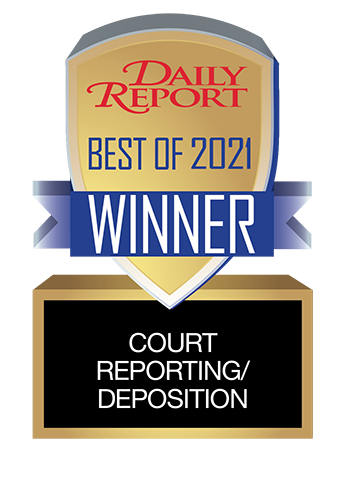 2021 Court Reporting Deposition WINNER