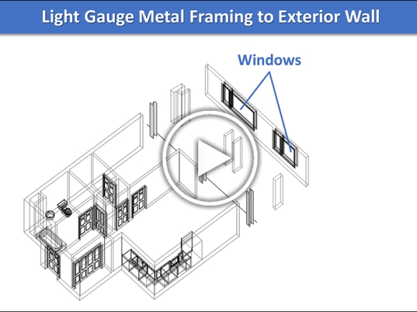 Animated Light Gauge Metal Framing