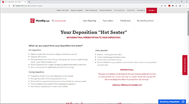 Your Deposition Hotseater
